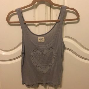 Grey american eagle tank top